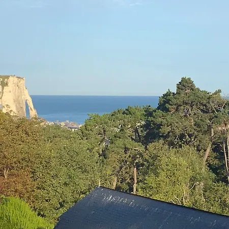 LA VILLA PANORAMA, vue mer et falaises d'exception Étretat Extérieur photo